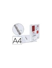 CARPETA CANGURO 2 A 25 MM PLASTICO DIN A4 BLANCO 2