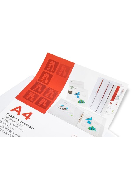 CARPETA CANGURO 2 A 25 MM PLASTICO DIN A4 BLANCO
