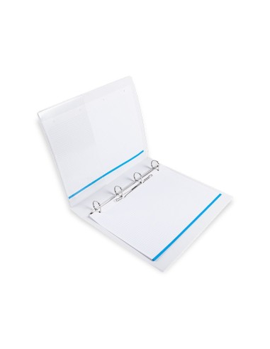 CARPETA CANGURO 4 A 25 MM PLASTICO DIN A4 BLANCO