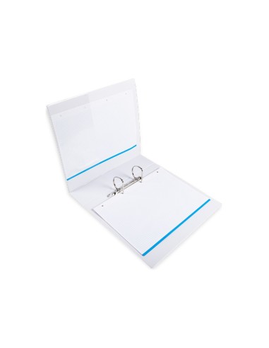 CARPETA CANGURO 2 A 55 MM PLASTICO DIN A4 BLANCO