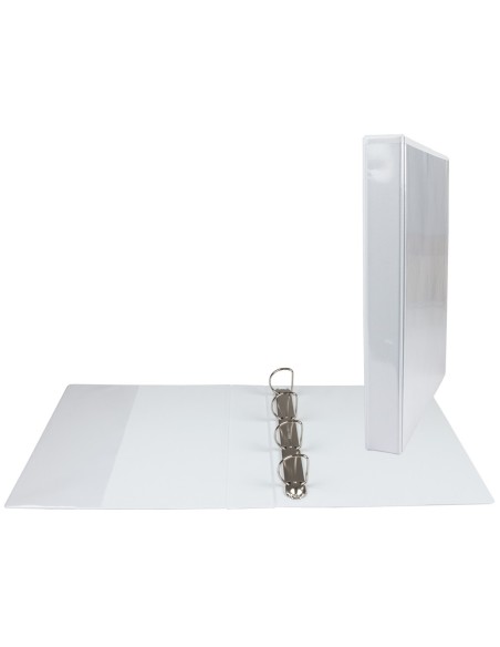 CARPETA CANGURO 4 ANILLAS MIXTAS 25MM ESSELTE A4 PLASTICO BLANCA 1440