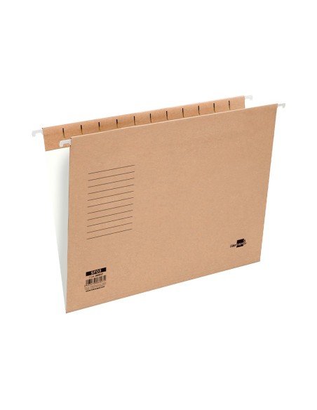 CARPETA COLGANTE FL+ VISOR SUP. LIDERPAPEL KRAFT