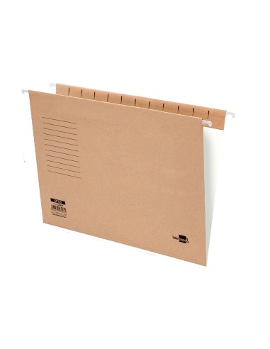 CARPETA COLGANTE FL+ VISOR SUP. LIDERPAPEL KRAFT