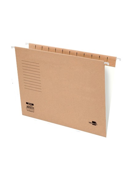 CARPETA COLGANTE FL+ VISOR SUP. LIDERPAPEL KRAFT