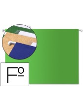 CARPETA COLGANTE FL VISOR SUP. LIDERPAPEL VERDE