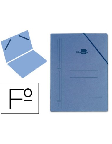 CARPETA GOMAS LIDERPAPEL FL CARTON COMPACTO AZ.