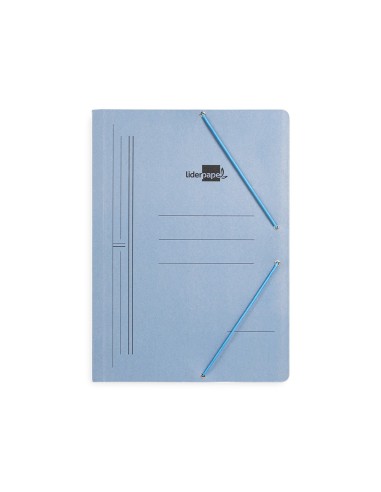 CARPETA GOMAS LIDERPAPEL FL CARTON AZ.