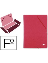 CARPETA GOMAS LIDERPAPEL FL SIMIL-PRESPAN 3 SOLAPAS RJ.