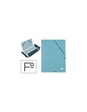 CARPETA GOMAS LIDERPAPEL FL CARTON PRESPAN 3 SOLAPAS VE. 2