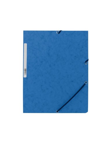 CARPETA GOMAS Q-CON. 320X243MM SIMIL-PRESPAN 3 SOLAPAS LOMO 15CM AZ.