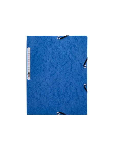 CARPETA GOMAS Q-CON. 320X243MM SIMIL-PRESPAN 3 SOLAPAS LOMO 15CM AZ.