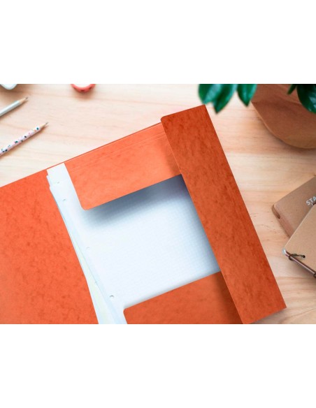 CARPETA GOMAS Q-CON. 320X243MM SIMIL-PRESPAN 3 SOLAPAS LOMO 15CM NJ.