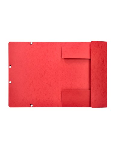 CARPETA GOMAS Q-CON.320X243MM SIMIL-PRESPAN 3 SOLAPAS LOMO 15CM SURT.