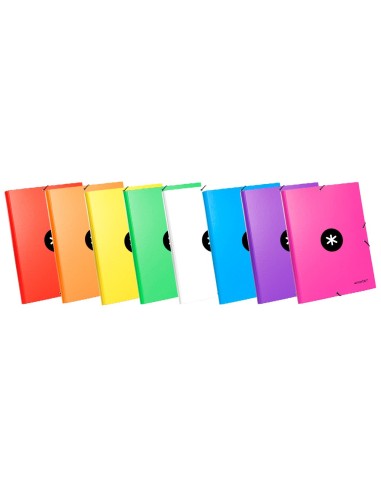 CARPETA GOMAS ANTARTIK A3 CARTON FORRADO 3 SOLAPAS SURT.