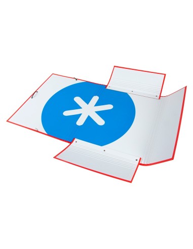 CARPETA GOMAS ANTARTIK A3 CARTON FORRADO 3 SOLAPAS SURT.