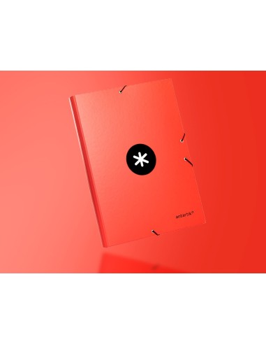 CARPETA GOMAS ANTARTIK FL CARTON FORRADO 3 SOLAPAS RJ.