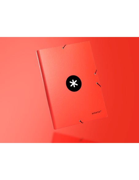 CARPETA GOMAS ANTARTIK FL CARTON FORRADO 3 SOLAPAS RJ.