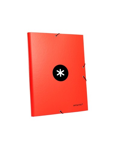 CARPETA GOMAS ANTARTIK FL CARTON FORRADO 3 SOLAPAS RJ.