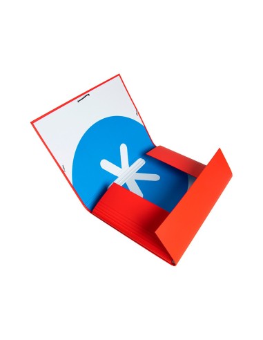 CARPETA GOMAS ANTARTIK FL CARTON FORRADO 3 SOLAPAS RJ.