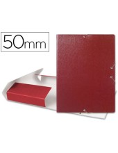 CARPETA PROYECTOS LOMO 5 CM ROJA CARTON