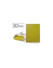 CARPETA PROYECTOS LOMO 3 CM AMARILLA CARTON 2