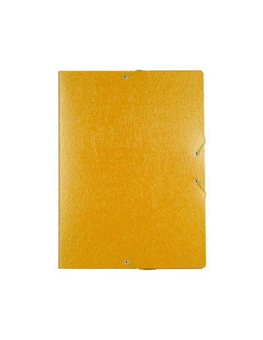 CARPETA PROYECTOS LOMO 3 CM AMARILLA CARTON
