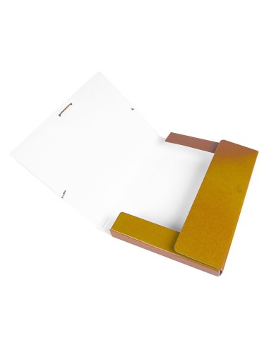 CARPETA PROYECTOS LOMO 3 CM AMARILLA CARTON