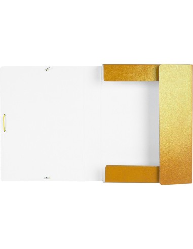CARPETA PROYECTOS LOMO 5 CM AMARILLA CARTON