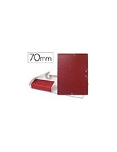 CARPETA PROYECTOS LOMO 7 CM ROJA CARTON 2