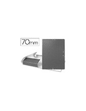 CARPETA PROYECTOS LOMO 7 CM GRIS CARTON 2