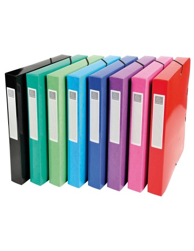 CARPETA PROYECTOS EXACOMPTA A4 LOMO 40MM.600 G/M2 SURT 59929E