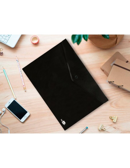 CARPETA DOSSIER BROCHE PP. A4 NG. OPACO 50H.