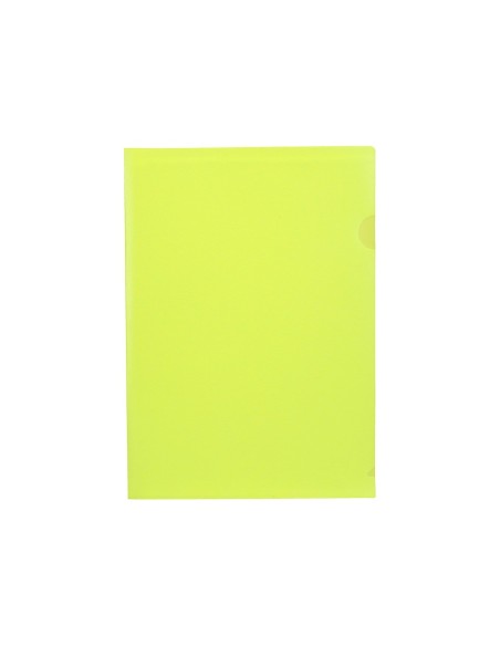 CARPETA DOSSIER U ERO PP. A4 AM. FLUOR OPACO 20H.