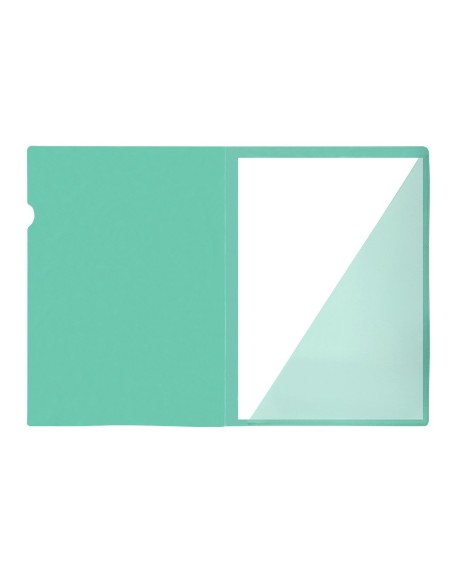 CARPETA DOSSIER A4 U ERO VE. MANZANA OPACO