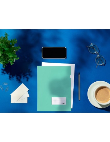 CARPETA DOSSIER A4 U ERO VE. MANZANA OPACO