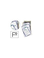 CARPETA DOSSIER UÑERO SARO PVC FOLIO 280 MC TRANSPARENTE 2