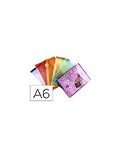 CARPETA DOSSIER BROCHE A6 VERT.PP. 200 MC VELCRO 60 UDS SURTIDAS 2