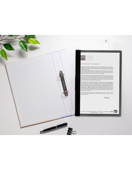 CARPETA BEAUT.DOSSIER PINZA LATERAL 35365 PP DIN A4 NG.30 H.PINZA