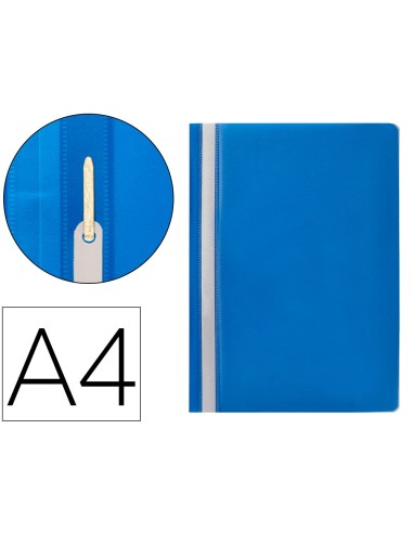 CARPETA DOSSIER FASTENER PLASTICO Q-CON.DIN A4 AZUL