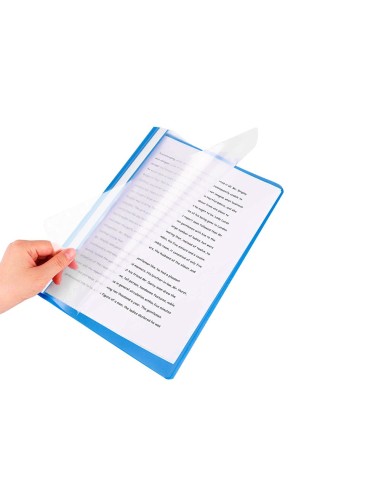 CARPETA DOSSIER FASTENER PLASTICO Q-CON.DIN A4 AZUL