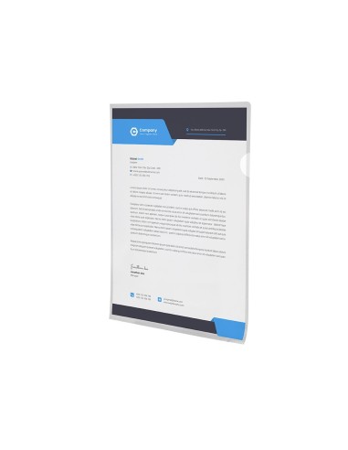 CARPETA DOSSIER UÑERO PLASTICOQ-CONNECT DIN A4 120 MICRAS TPTE.-BOLSA