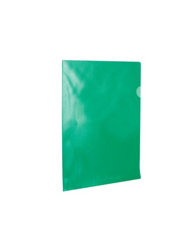 CARPETA DOSSIER UÑERO PLASTICOQ-CONNECT DIN A4 120  VERDE 100U**32700