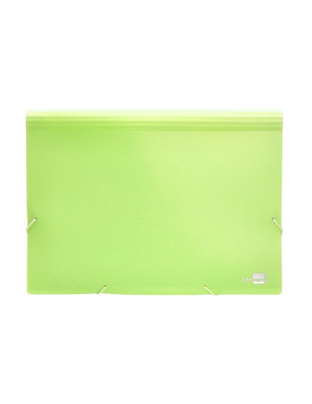 CARPETA CLASIFICADOR FUELLE PP. A4 AM. FLUOR OPACO 13 DEPARTAMENTOS