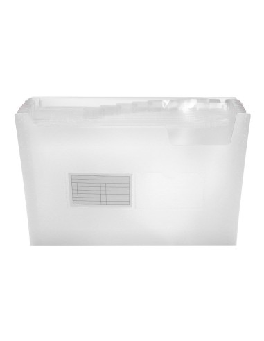 CARPETA BEAUT.CLASIF.FUELLE 32114 PP DIN A4 INCOLORA 13 DEPARTAMENTOS