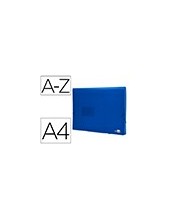 CARPETA BEAUT.CLASIF.FUELLE 32112 PP DIN A4 AZUL TPTE.-13 DEPARTAMENT 2