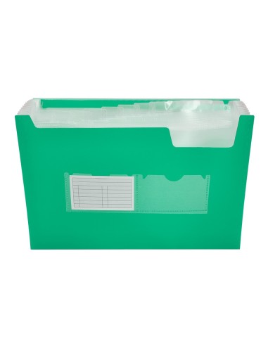 CARPETA BEAUT.CLASIF.FUELLE 32113 PP DIN A4 VER TPTE.-13 DEPARTAMENTO