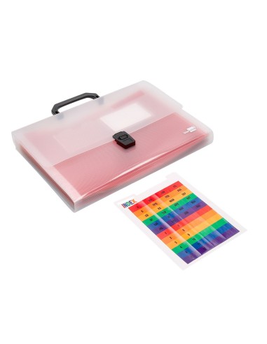 CARPETA BEAUT.CLASIF.FUELLE 45134 PP DIN A4 TPTE.-SPECTRAFILE 13 DEPA