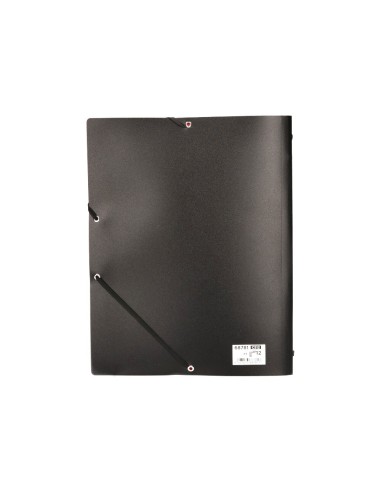 CARPETA CLASIFICADORA PP A4 NEGRA -PORTAFIRMAS -12 DEPARTAMENTOS