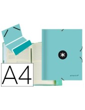 CARPETA ANTARTIKCLASIF.A4 12 DEP.GOMA CARTON FORRADO MENTA