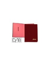 PORTAFIRMAS PARDO 0875 BURDEOS-18 DEPARTAMENTOS 2